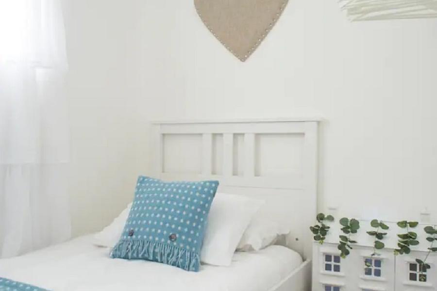 Bedroom at Cariad Cottafe