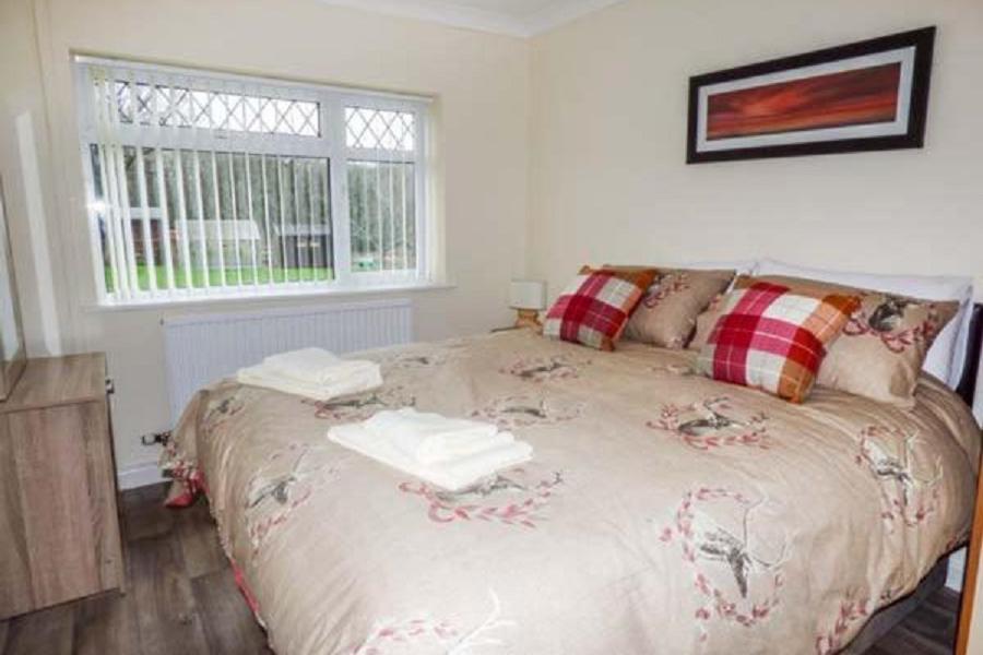 Bedroom at Cwm Gran Meadows