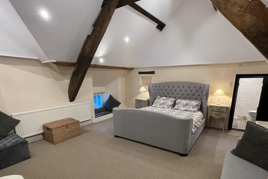 Bedroom at Ty Newydd Farm