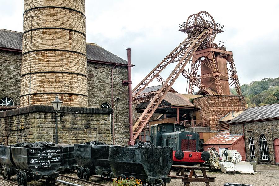 Workings of the original mine