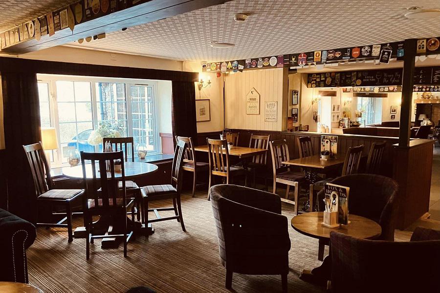 Interior of the Fox and Hounds