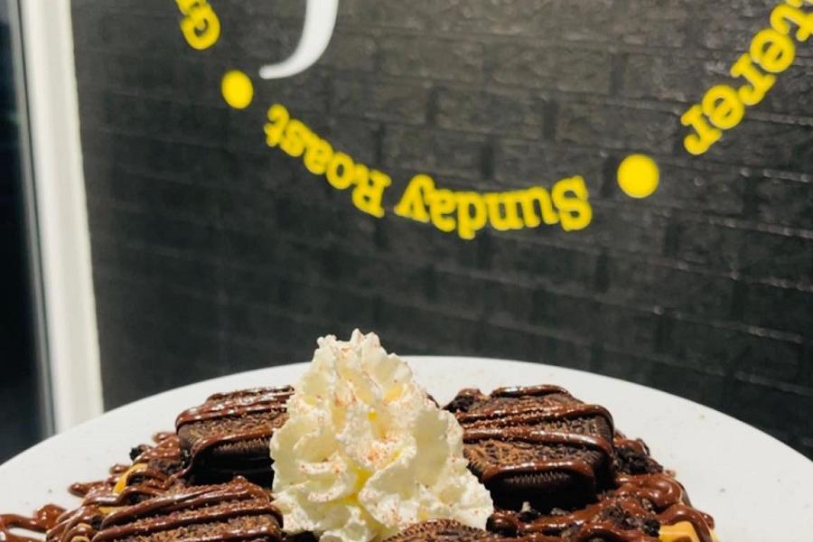 Indulgent desserts at JK diner
