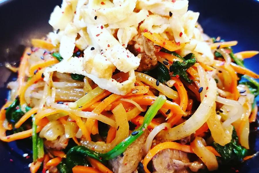 Japchae at Janet's