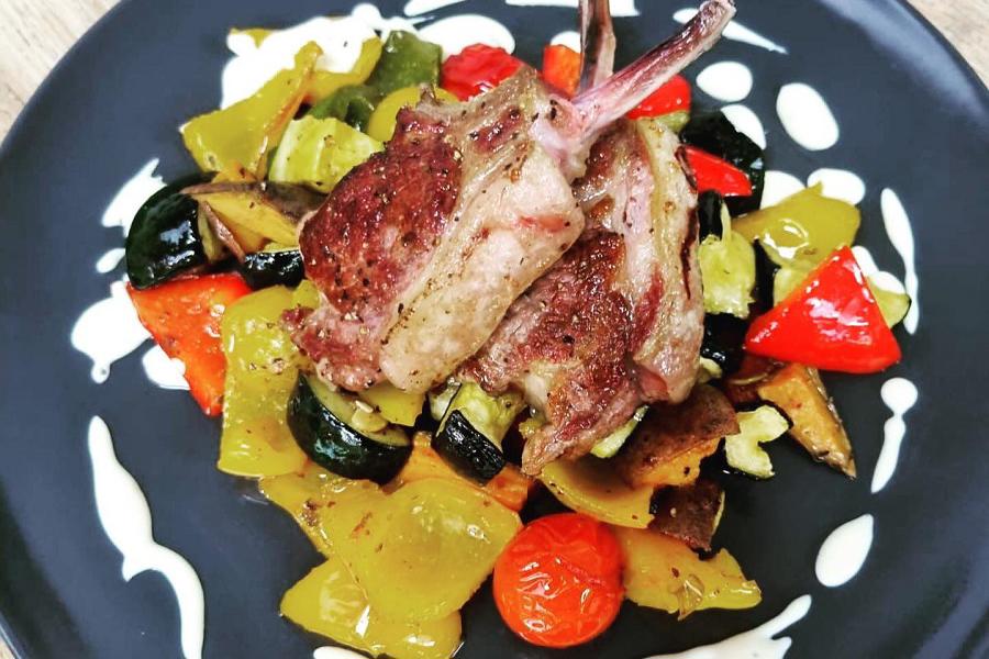Treorchy Lamb dish at Cwm Farm Shop