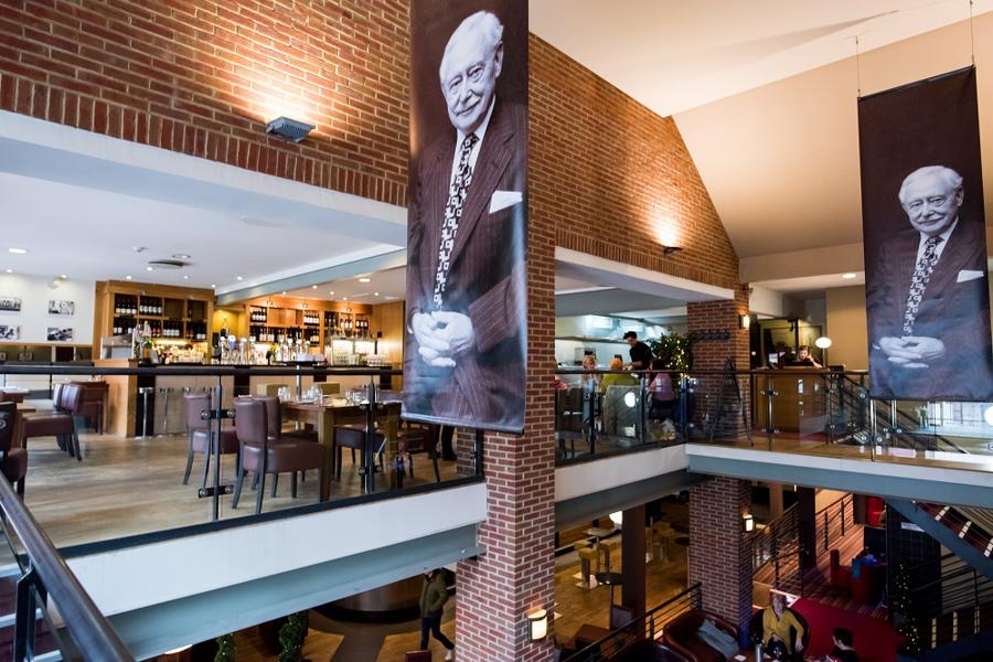 Lofty interior at Alfred's Bar and Grill