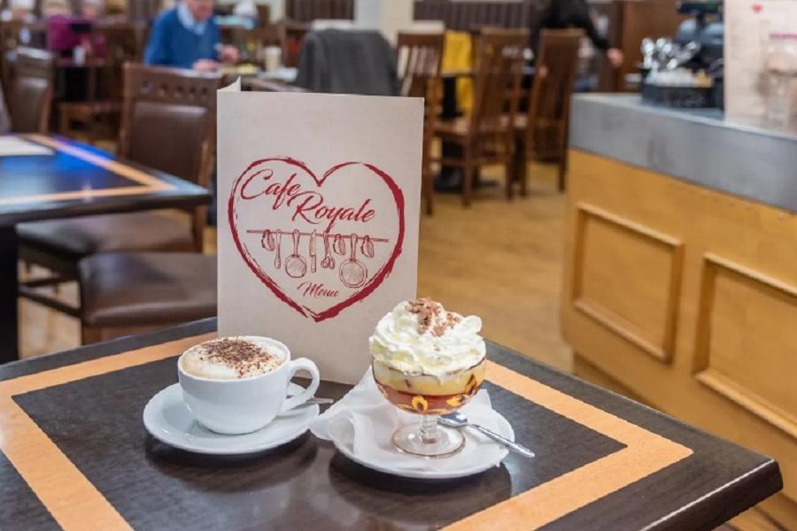 Something to warm you up at Cafe Royale