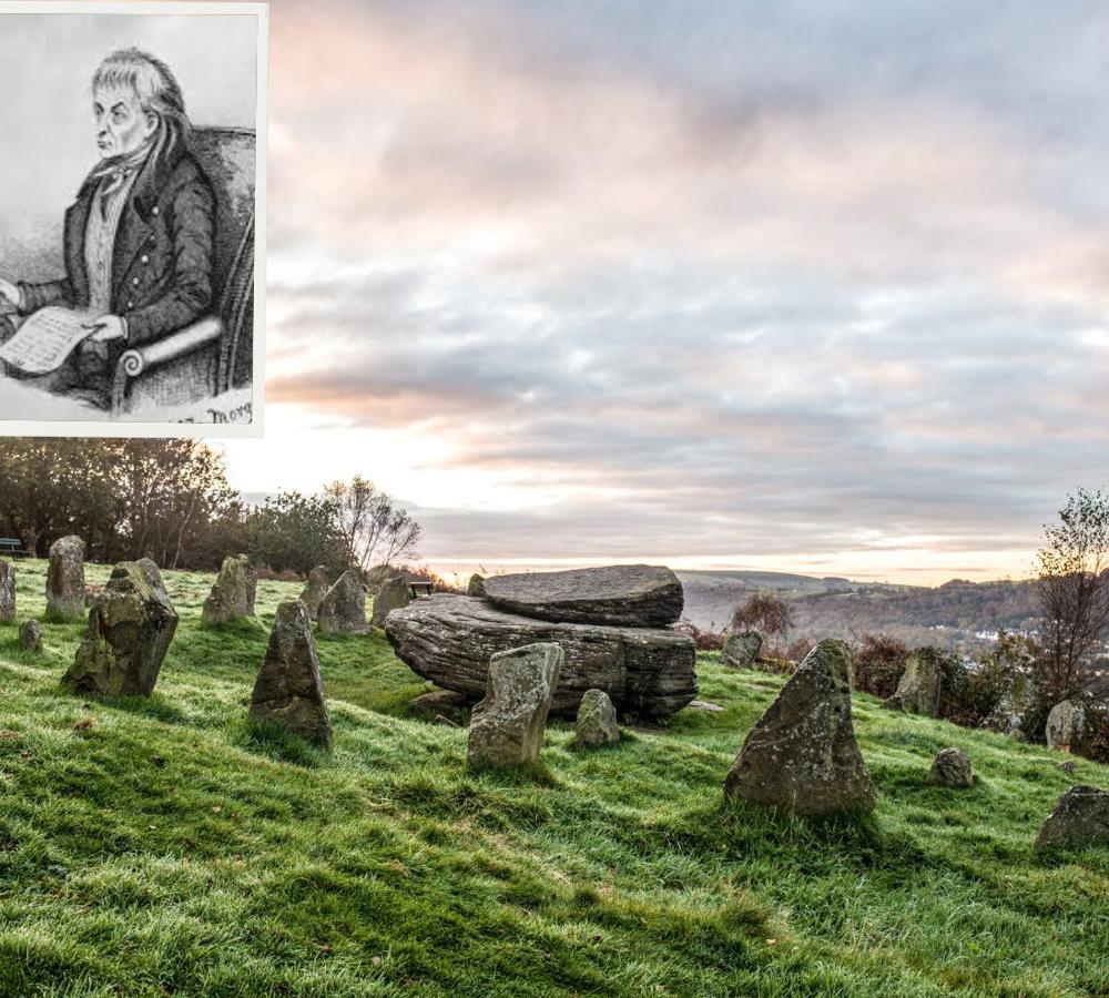 Pontypridd Common Rocking Stone and Iolo Morgannwg