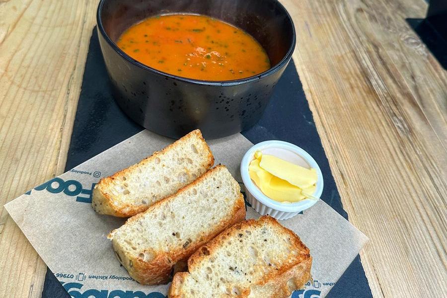 Soup at Out of Office Brunch