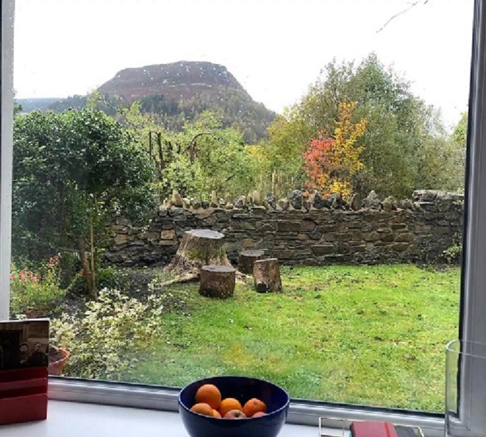 View of Penpych Mountain from Can Yr Afon